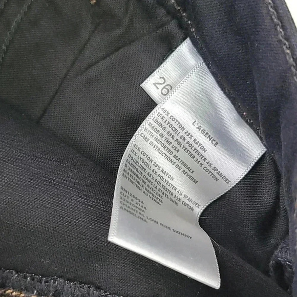 L'AGENCE 'Chantal' Low-Rise Skinny Jeans, Angelina - Picture 13 of 13